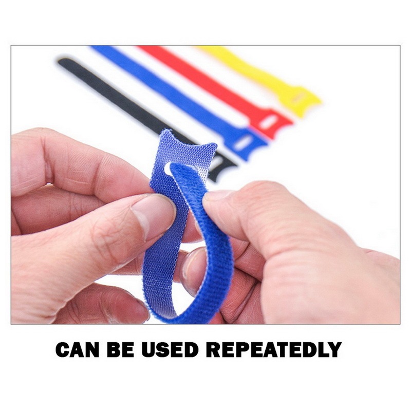 10x T-shaped Cable Ties Fastener Cable Nylon Power Cord Loop Tape  Cable Ties