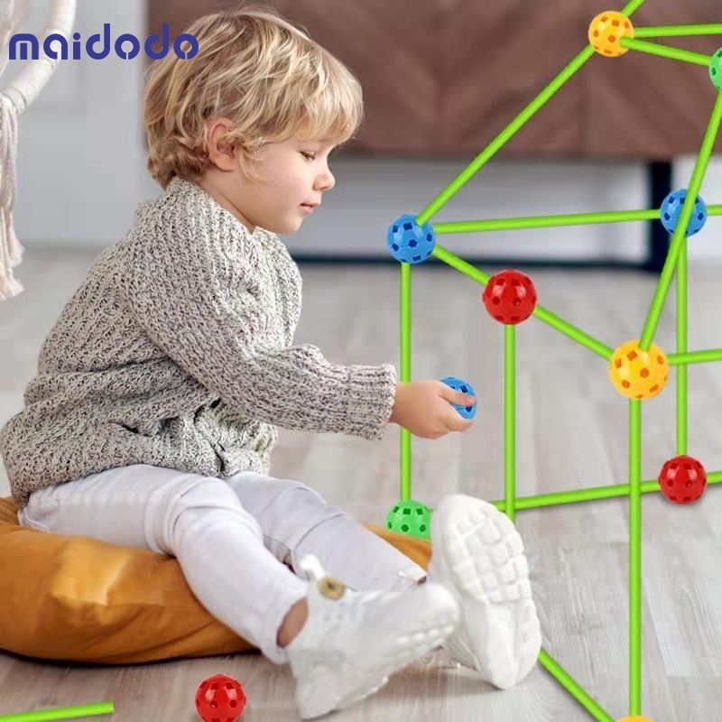 DIY Forts Building Toys, Construction Toys Children Castle Building Educational Toys Gift For Children Boys Girls From 6 Years