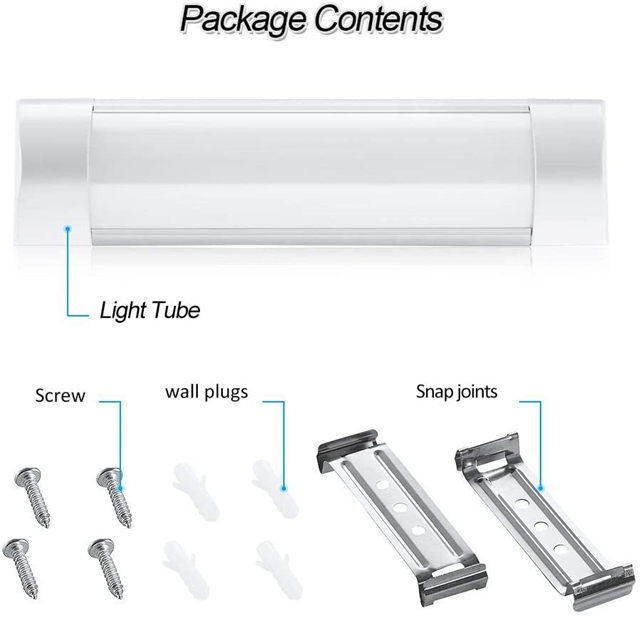 Maidodo  Lights Led Tube 120cm Neutral White  4000K Flicker-free LED Ceiling Lamp Ultra Slim Tube Light for Garage, Warehouse, Hobby Room