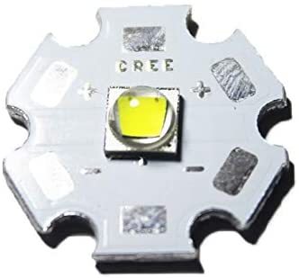 Maidodo 10W CREE Single XML LED T6 High Power LEDs White Chip with 20mm PCB for DIY (Warmwhite)