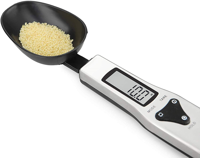 Electronic Measuring Spoon, Digital Scale Spoon, Kitchen Electronic Weighing Spoon with LCD Display for Cooking, Baking, Flour, Spices, Medicine, Seas