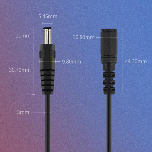 1 Female to 3 Male maidodo DC Power Splitter Cable, Y Extension Wire, 1 to 3 Adapter Cable Connectors for Led Strip CCTV Security Camera Cable Wire Ends Plug