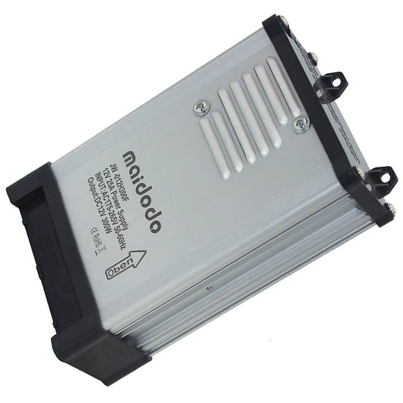 Maidodo LED Netzteil Trafo Schaltnetzteil DC 12V 30A 360W Transformator Treiber AC 175-265V IP53 Aluminium Netzgerät Adapter Für LED Streifen Stripe LED