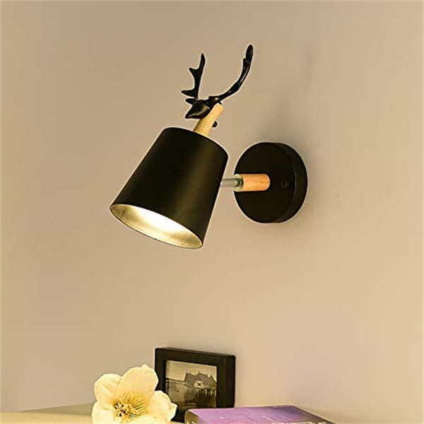 Antler lampshade E27 Base Adjustable Light Beam for Bedside Lamp Wall lamp