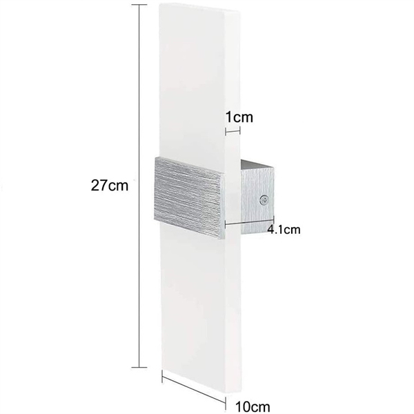 maidodo Wall Lamps 12W LED Wall Light Indoor, Modern Acrylic Sconce Lights Night Lamp for Bedroom Pathway Corridor Stairs Balcony