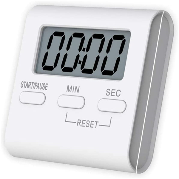 Maidodo Kitchen Timer, INRIGOROUS Digital Kitchen Timer Magnetic Countdown Stopwatch Timer with Loud Alarm, Big Digit, Back Stand, Hanging Hole for Cooking, Shower, Bathroom, Kids, Classroom