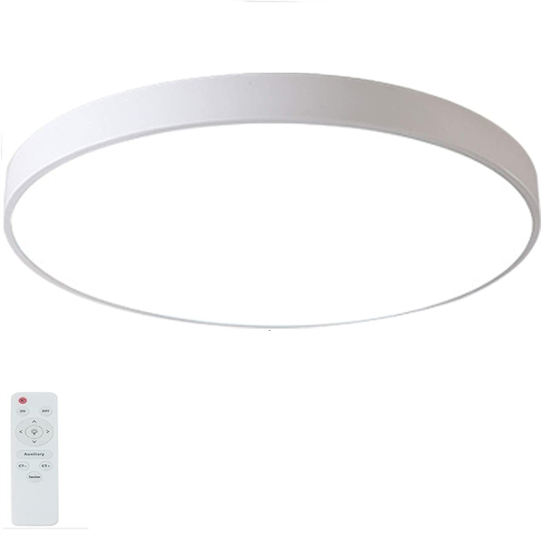 LED Deuchteleuchte Maidodo Ø30x5cm, 18W White Rund Deckenlampe Dimmbar 3000k-6000k für Büro, Schlafzimmer, Wohnzimmer, Flur, Keller