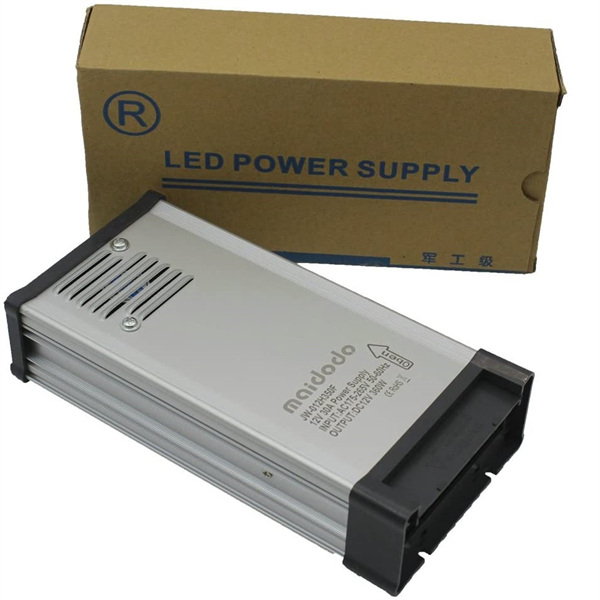 Maidodo LED Netzteil Trafo Schaltnetzteil DC 12V 20A 240W Transformator Treiber AC 175-265V IP53 Aluminium Netzgerät Adapter