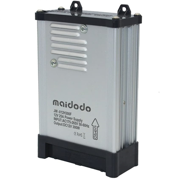 Maidodo LED Netzteil Trafo Schaltnetzteil DC 12V 20A 240W Transformator Treiber AC 175-265V IP53 Aluminium Netzgerät Adapter