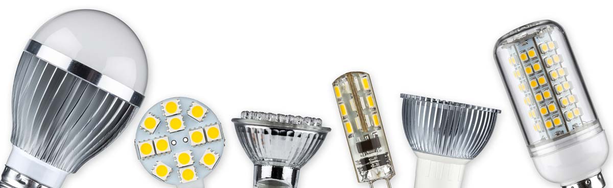 Socket overview of LED lamps and lamp sockets