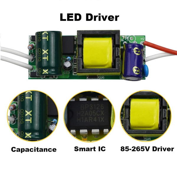 LED Diver Power Supply Transformer Constant Current  DC 85V-265V  to AC 1W-3W 240ma-270ma for led panel lamp