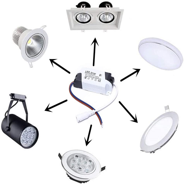 LED Diver Power Supply Transformer Constant Current  DC 85V-265V  to AC 1W-3W 240ma-270ma for led panel lamp