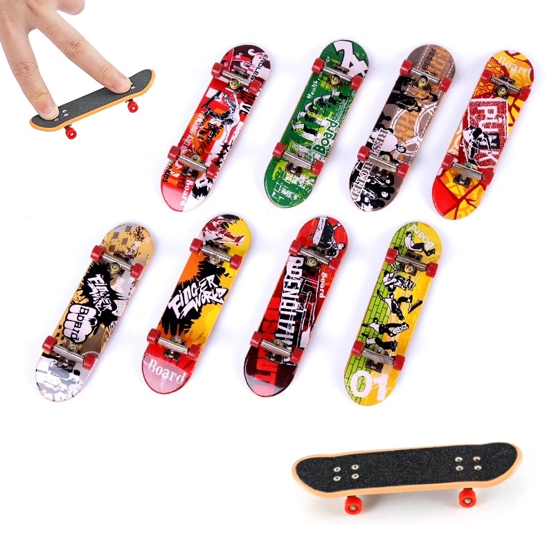 Finger Skateboard Mini Skateboard Fingerboard Finger Toys Birthday Christmas Creative Gifts for Adults Kids Children Finger Skater