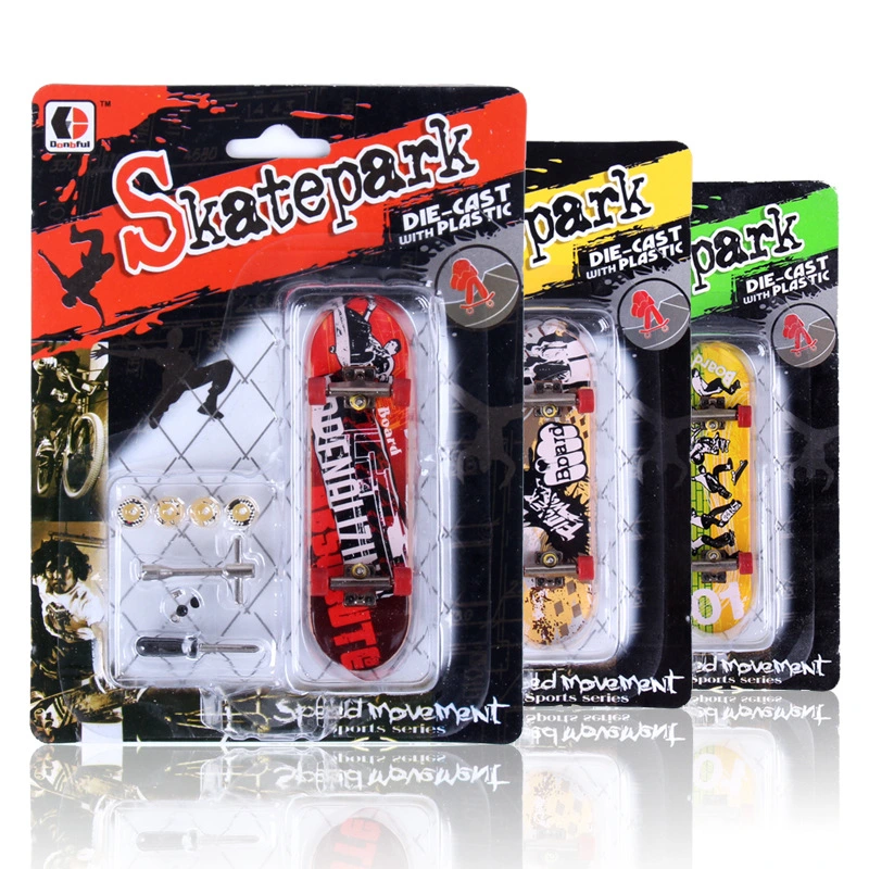 Finger Skateboard Mini Skateboard Fingerboard Finger Toys Birthday Christmas Creative Gifts for Adults Kids Children Finger Skater