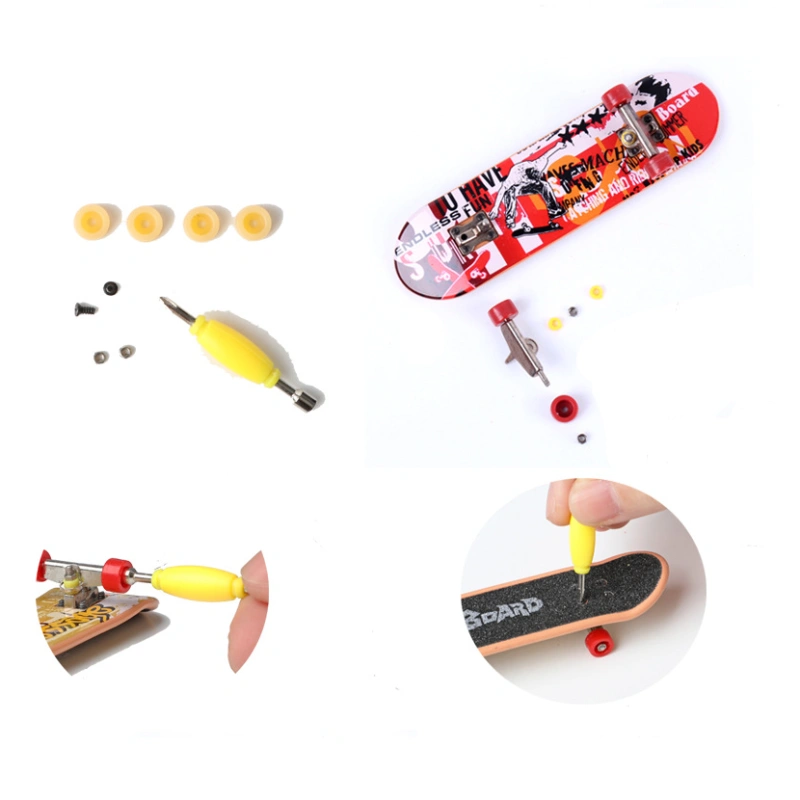 Finger Skateboard Mini Skateboard Fingerboard Finger Toys Birthday Christmas Creative Gifts for Adults Kids Children Finger Skater