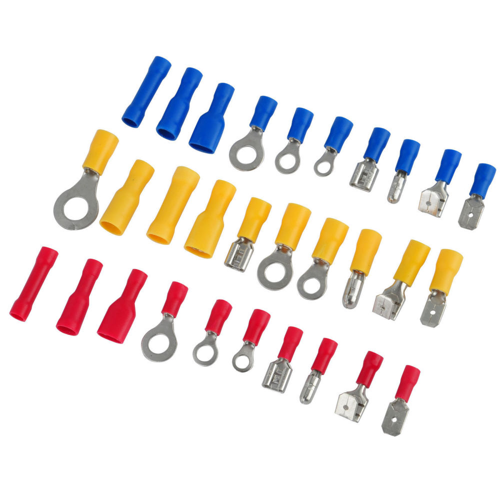 480pcs Cosse Electriques Cosses Electriques pour Voiture,Connecteur Electrique,Assortiment Connecteurs Isoées sertissage