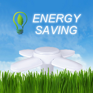 SOUDAOWO LED Light Bulb 40 Watt, E26 Base 6500K Daylight Mini LED Fan Blade LED Bulbs, Deformable LED Bulbs for Workbench Porch Basement