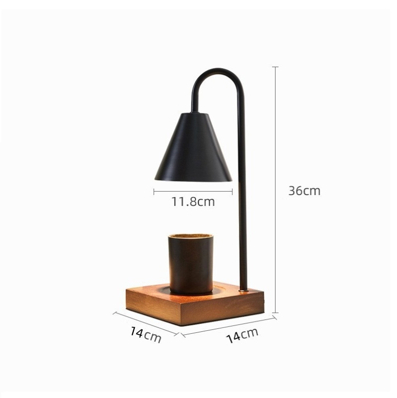 Electric Candle Warmer Lamp Dimmable Wax Melter Candle Warmer Lamp with Bulb Aromatic Candle Holders for Home Office Bedroom