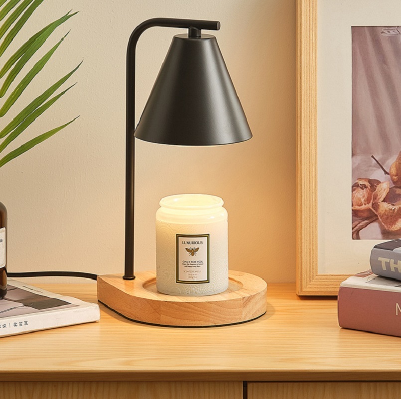 Candle Warmer Lamp Wax Melting Candle Wax Melter with Bulb Dimmable Switch Aromatic Candle Holder for Home Office Bedroom