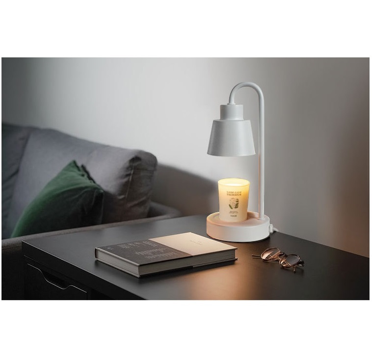 Mini Electric Candle Warmer Lamp Dimmable Wax Melter Candle Warmer Lamp with Bulb Aromatic Candle Holders for Home Bedroom