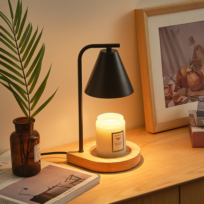 Candle Warmer Lamp Wax Melting Candle Wax Melter with Bulb Dimmable Switch Aromatic Candle Holder for Home Office Bedroom