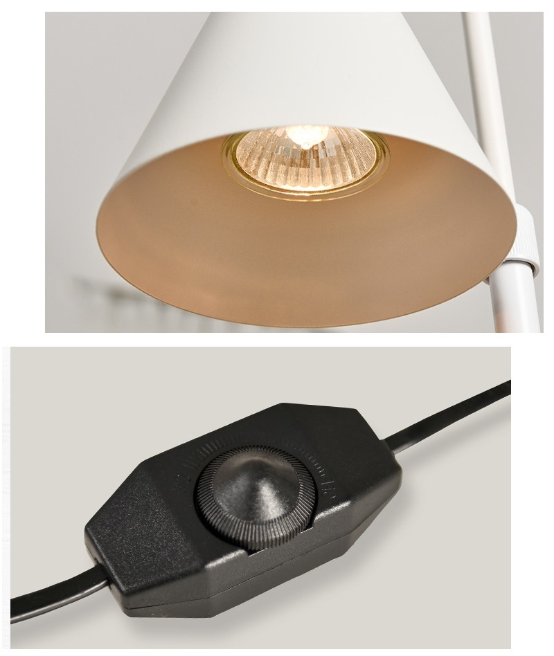 Adjustable Candle Warmer Lamp Candle Lamp Wooden Base Thermal Melting Wax with Dimmable Switch 2 Bulbs for Bedroom Living Room
