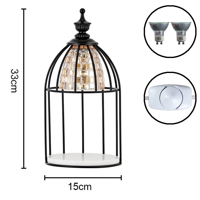 Electric Candle Warmer Lamp Dimmable Switch Wax Melter Candle Warmer Lamp with Bulb Aromatic Candle Holder for Home Bedroom Gift