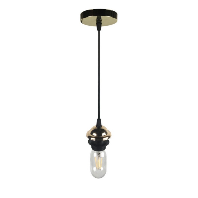 Metal E27 Lamp Holder 120cm Cable Hanging Lamp Chandelier Pendant Light Ceiling Light Fitting Holders DIY Lampshade