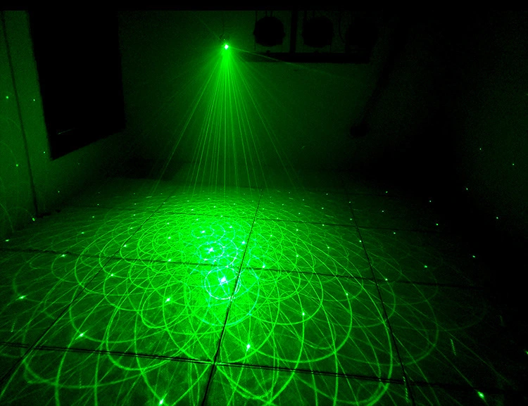 Portable Stage DJ Party Laser Projector Disco Red Green Projector with Remote Control USB Powered for Club Family Holiday Christmas Wedding
