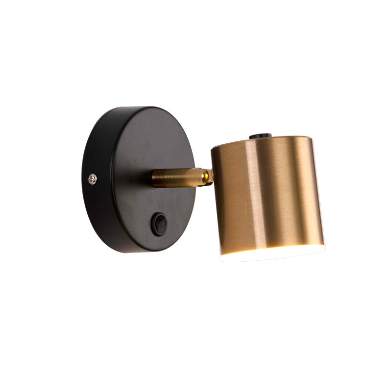Wall Lamp Bedside Wall Light with Switch For Bedroom Reading Lamp Corridor