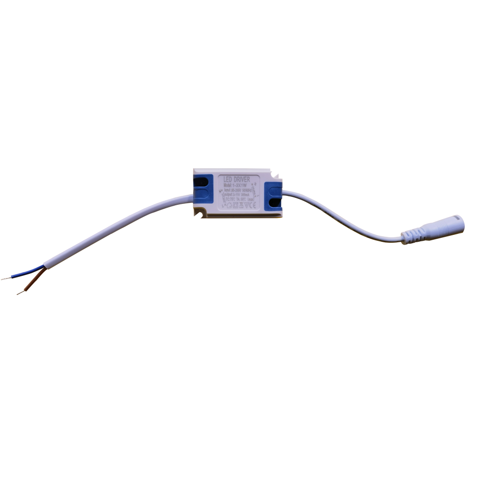LED Driver 1-3W Constant Current 300mA DC Connector External Power Supply LED Ceiling Lamp Transformer High Power AC 85-265V (1-3W)