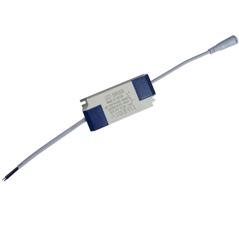 LED Driver 12-18W Constant Current 300mA DC Connector External Power Supply LED Ceiling Lamp Transformer,LED Panel Power Supply AC 85-265V (12-18W)