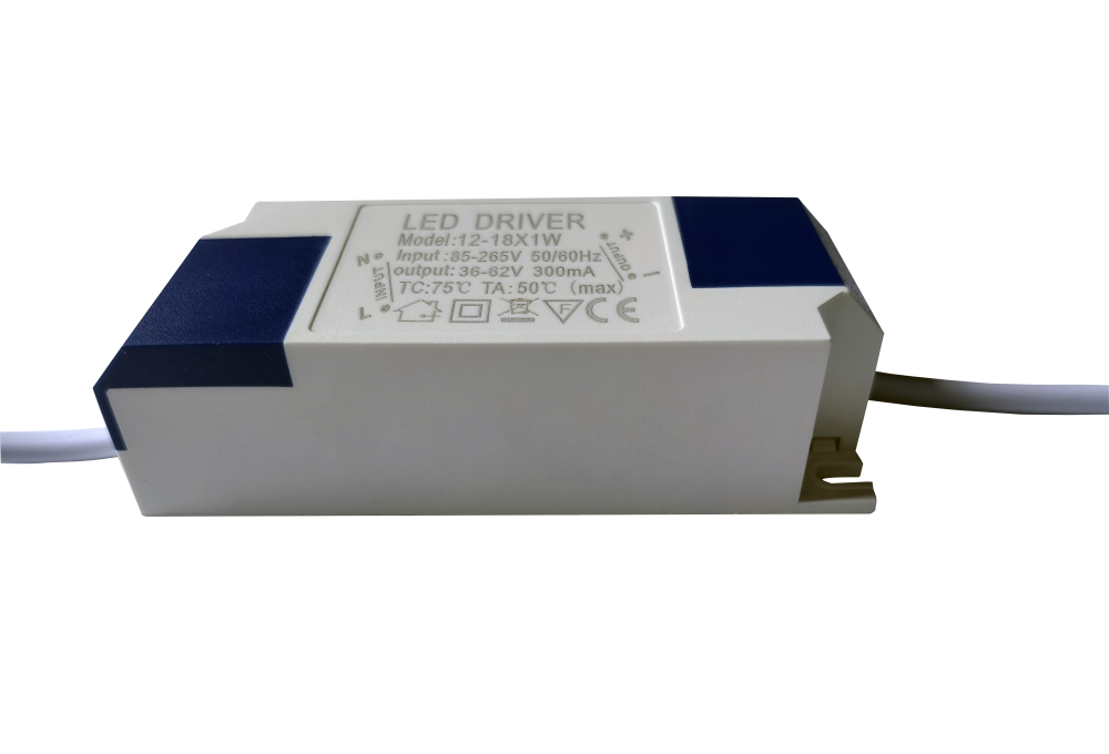 LED Driver 12-18W Constant Current 300mA DC Connector External Power Supply LED Ceiling Lamp Transformer,LED Panel Power Supply AC 85-265V (12-18W)