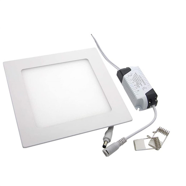 Maidodo Ultra Thin LED Panel Light 18W Warm White LED Ceiling Recessed Panel Light Slim Square Panel Light for Indoor