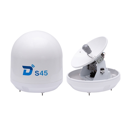Ditel S45 45cm Ku band yacht satellite TV antenna