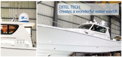 DITEL V61 maritime VSAT installed on a fleet of yachts