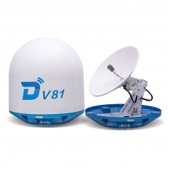 Ditel V81 83cm Ku band 3-axis stablilized maritime VSAT antenna