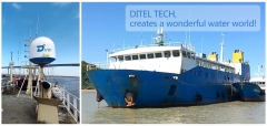 DITEL V81 maritime VSAT installed on a fishing vessel