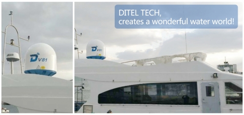 DITEL V81 Maritime VSAT is Suitable for Sport Fishing Boat