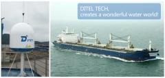 DITEL V101 Maritime VSAT Solution for a 1,046 tons Cargo Ship