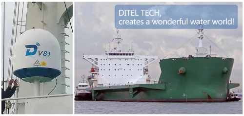 DITEL V81 Maritime VSAT Solution for a Heavy Load Carrier
