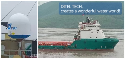 DITEL V81 Maritime VSAT Solution for a Offshore Supply Vessel