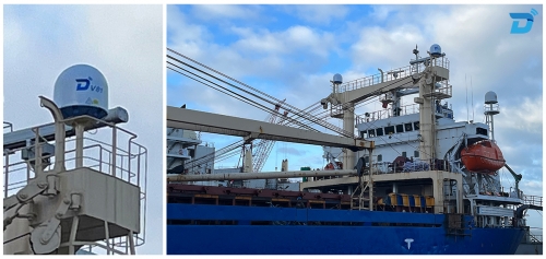 DITEL provides a bulk carrier with VSAT Solution