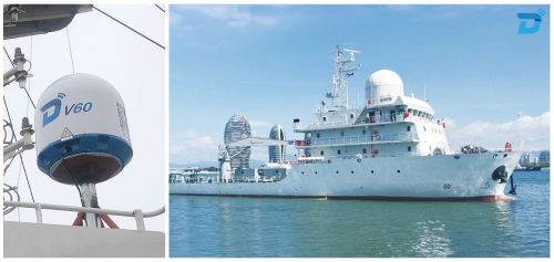 DITEL Maritime VSAT V60 installed on A Comprehensive Test Ship