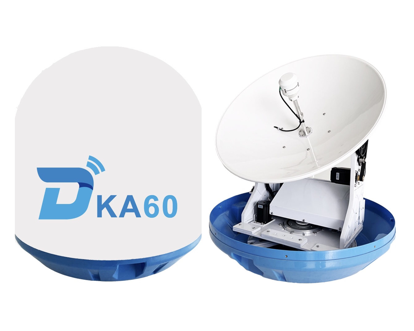 Ditel KA60 65cm KaBand 2axis stabilized maritime VSAT antenna