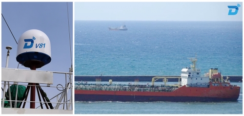 Seamless Connectivity for Oil Products Tanker with Ditel V81 Maritime VSAT
