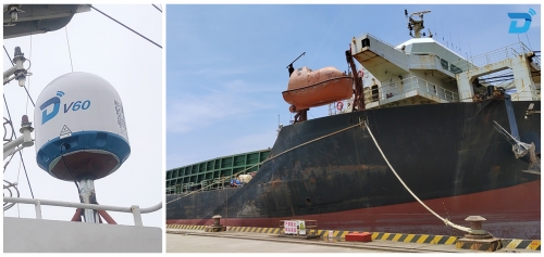 Successful Installation of Ditel V60 Maritime VSAT on a 133m Commercial Vessel