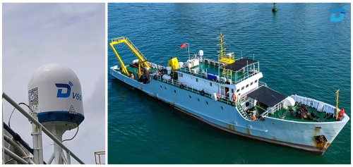 Successful Installation of Ditel V60 Maritime VSAT on an Oceanic Survey Ship