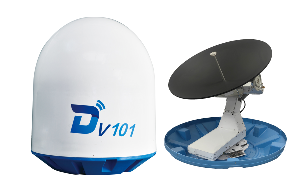 Marine Satellite Antenna Maritime VSAT Satellite TV for Boat form