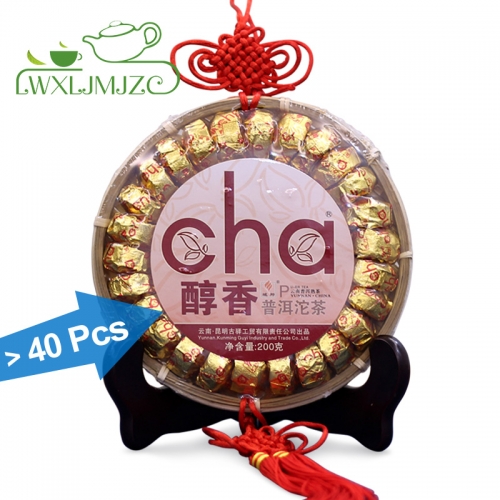 200г Оригинальный мини-чай Tuo Cha Ru Puerh Чай черный пуэр Чай пуэр
